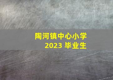 陶河镇中心小学2023 毕业生